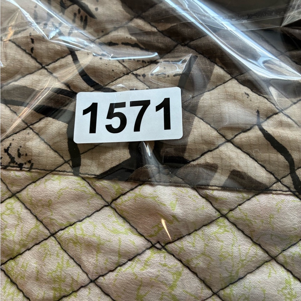 Patchwork Button Front‎ Jacket Cotton Colorful Sz… - image 5